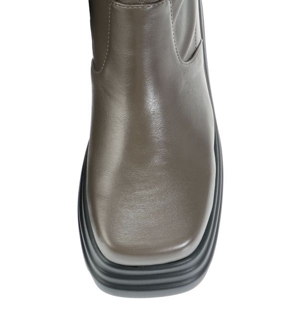 EVRIS「プラットフォームストレッチロングブーツ」|ロングブーツ|