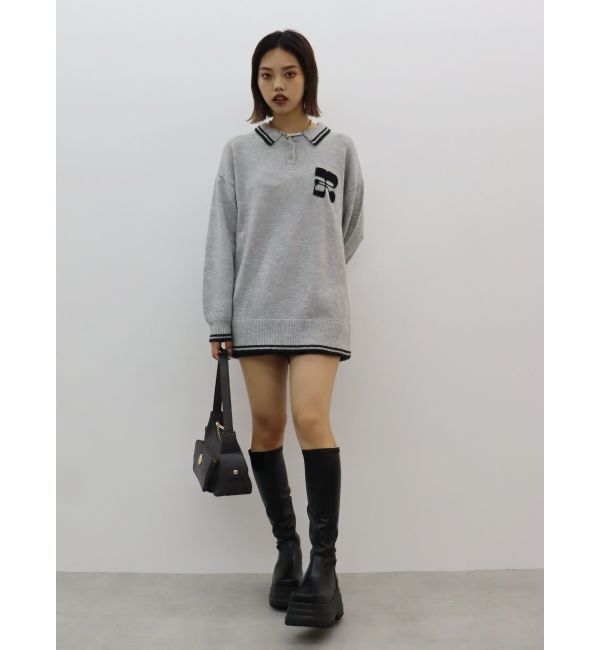 EVRIS「プラットフォームストレッチロングブーツ」|ロングブーツ|