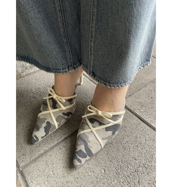 EVRIS「バイカラーヒールサンダル」|サンダル|