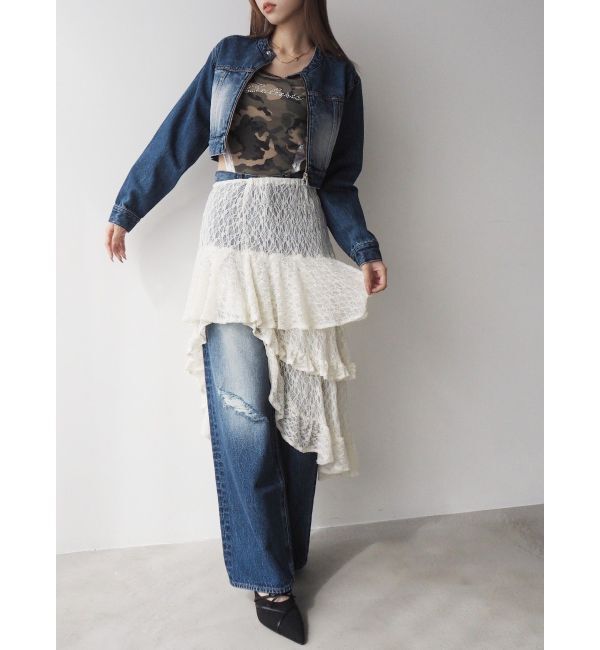 EVRIS「バイカラーヒールサンダル」|サンダル|