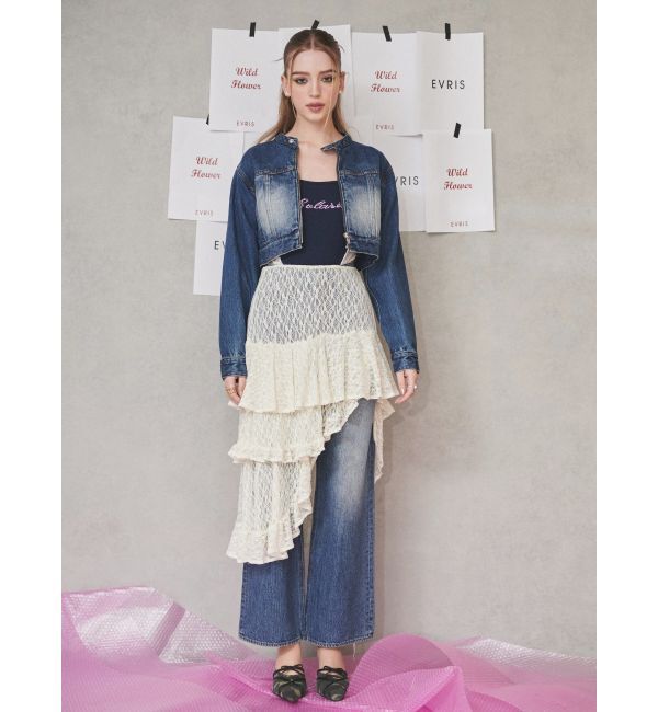 EVRIS「バイカラーヒールサンダル」|サンダル|