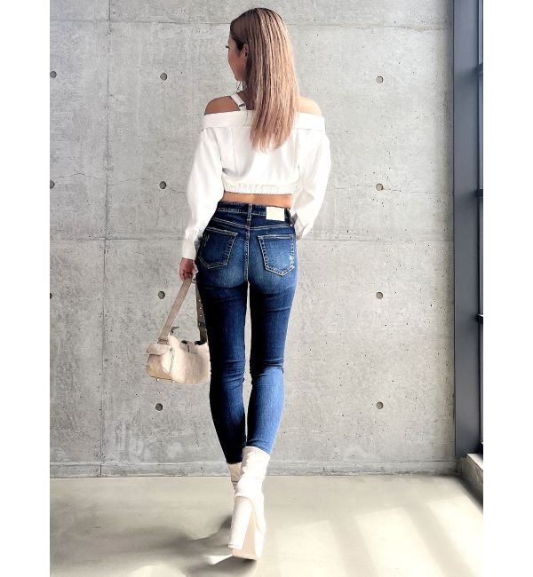 GYDA「Symmetry GYDAオフショルシャツブラウス」|シャツ・ブラウス|