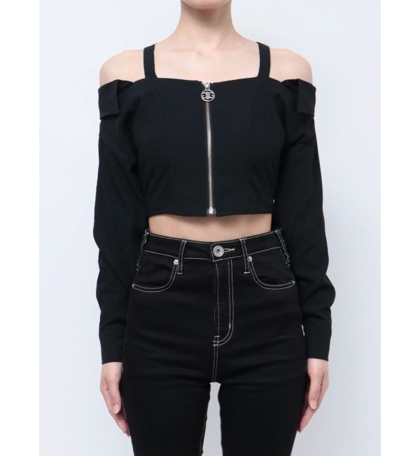 GYDA「Symmetry GYDAオフショルシャツブラウス」|シャツ・ブラウス|