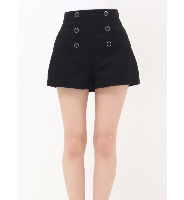 GYDA「ハイウエストボタンショートパンツ」|その他|