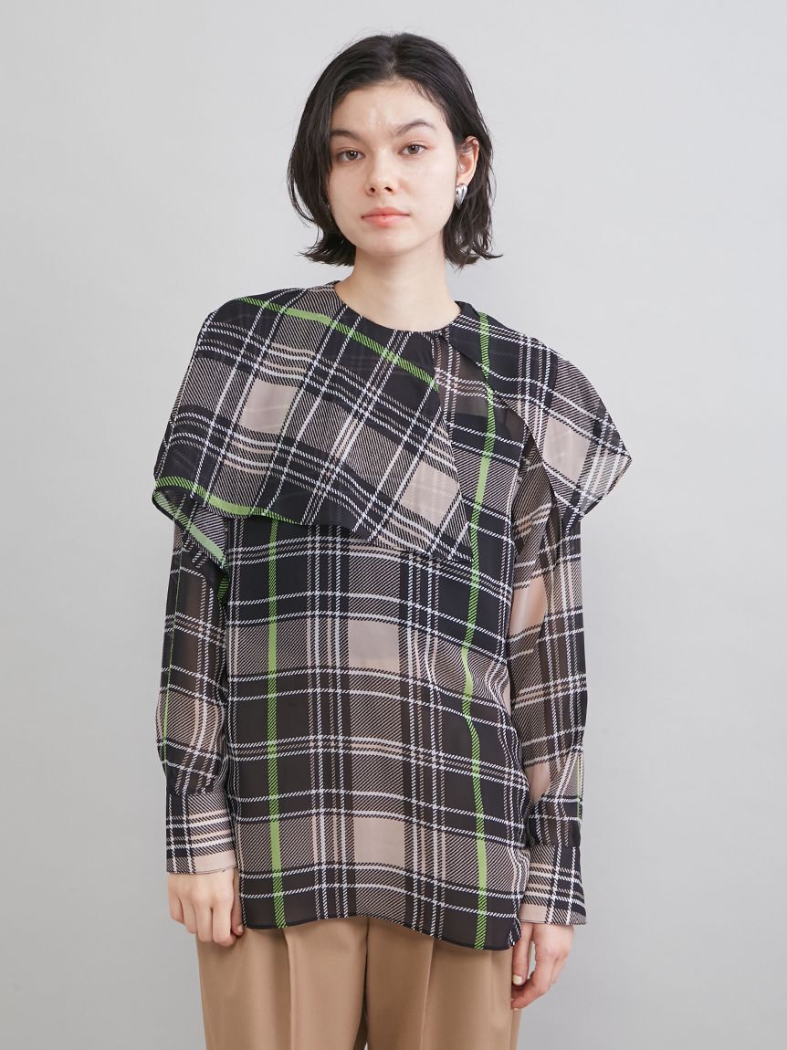 Mila Owen「チェックボウタイブラウス」|シャツ・ブラウス|