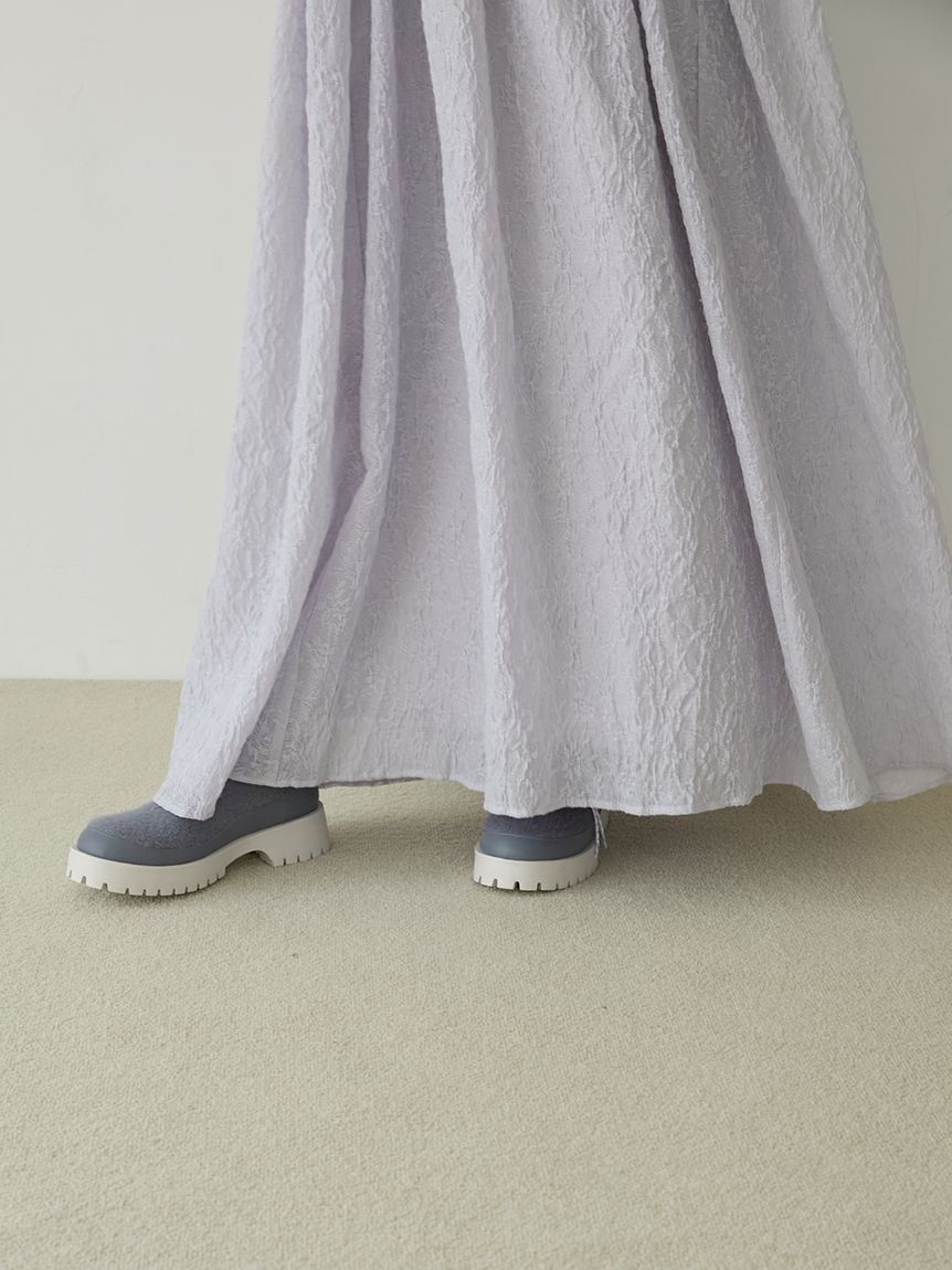 emmi atelier「【セットアイテム】フラワージャガードワンピース」|ワンピース|