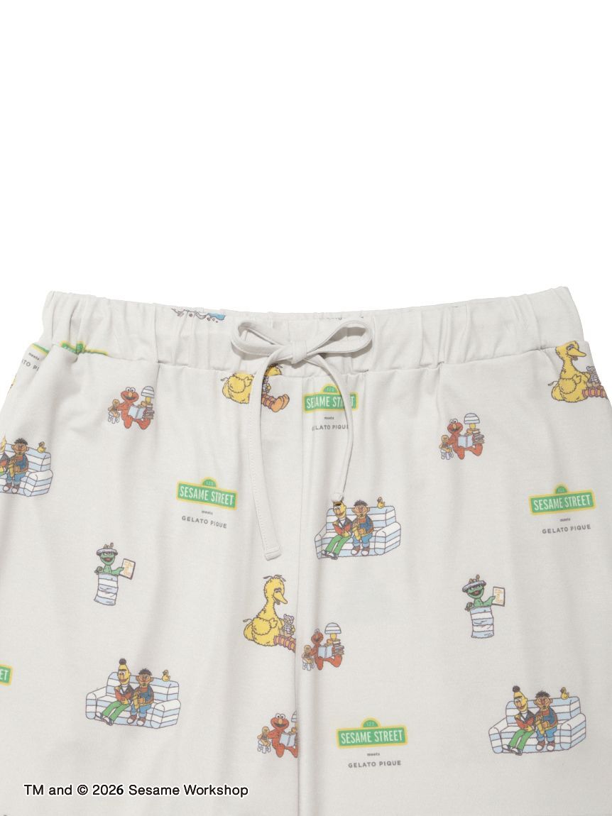 GELATO PIQUE HOMME「【SESAME STREET】【HOMME】総柄ロングパンツ」|ルームウェア|