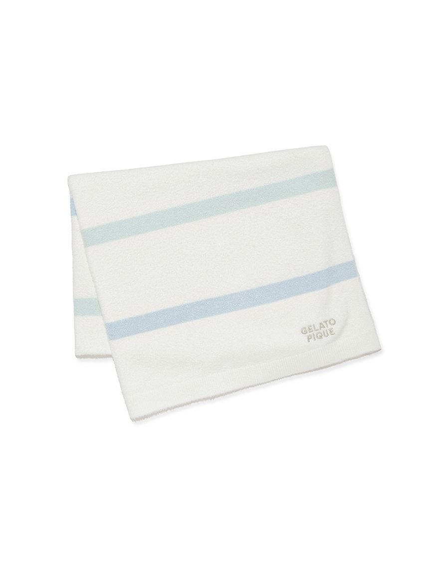 gelato pique「ウォッシャブルスムーズィーボーダーブランケット」|ブランケット|BLU