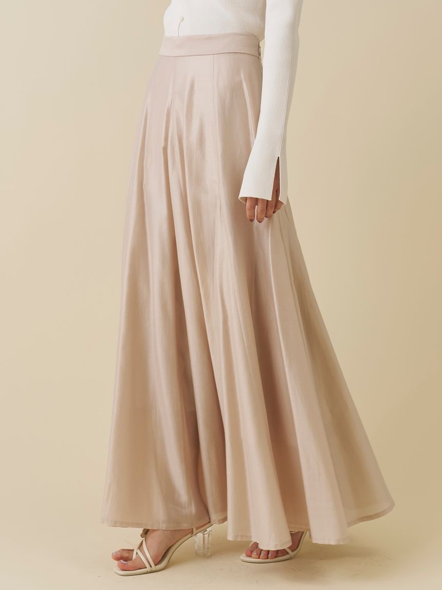 SNIDEL「シアーフレアスカート」|スカート|