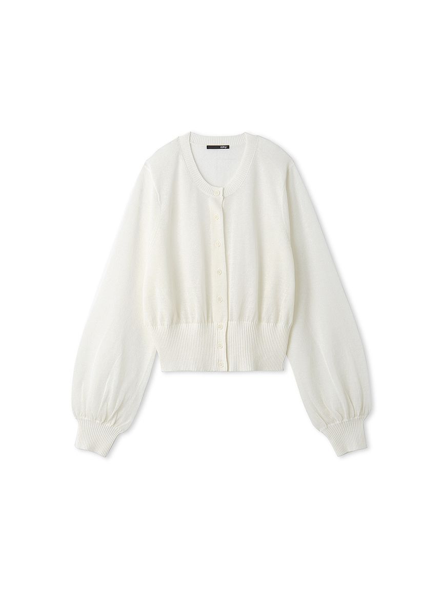 styling/「シアーニットカーディガン」|カーディガン|WHT