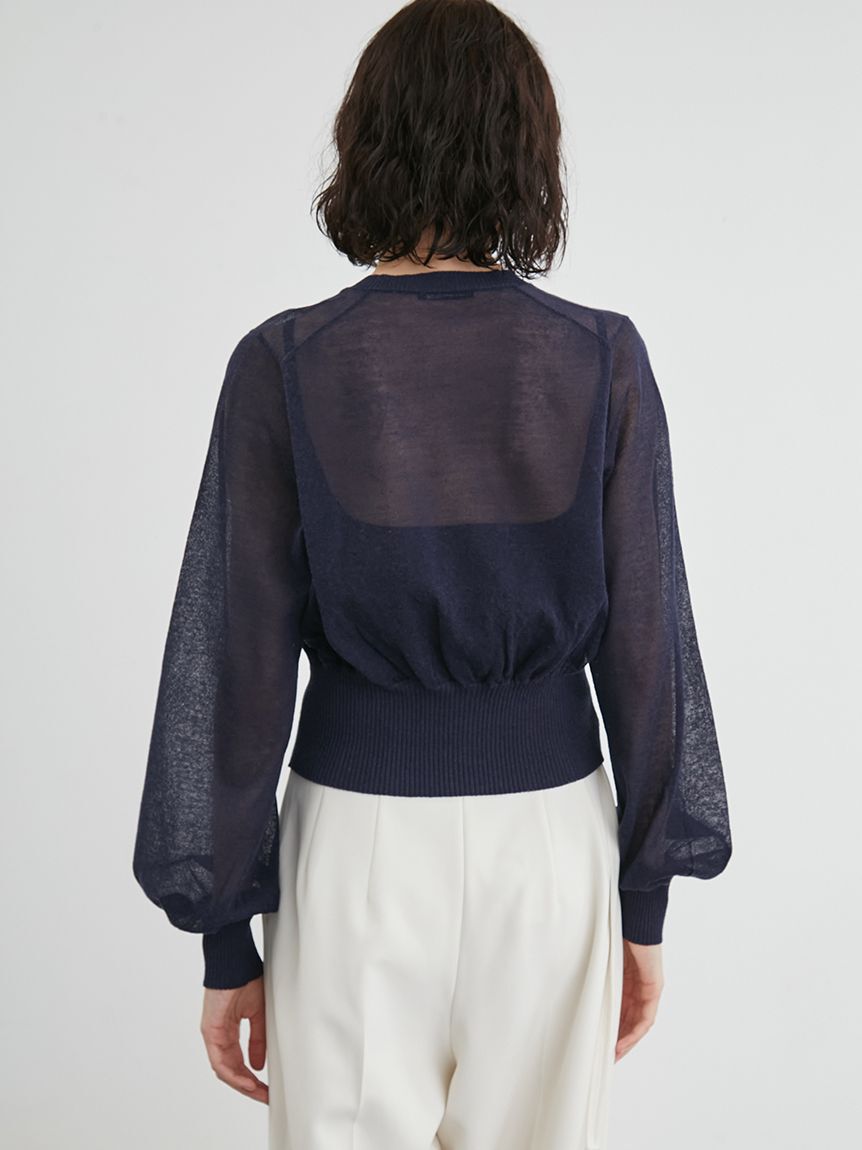 styling/「シアーニットカーディガン」|カーディガン|