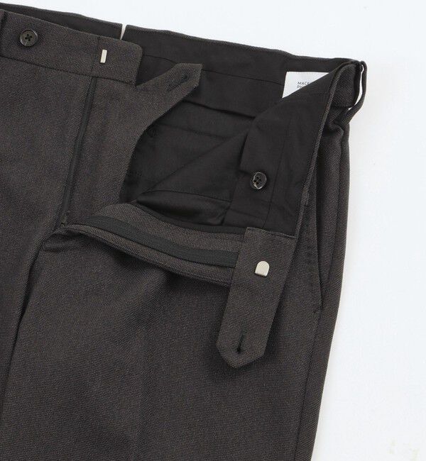 MACKINTOSH PHILOSOPHY「トロッター エクストラソリッドトラウザーズ【ドレスエクステンション】 ウール調ドビー」|スラックス|