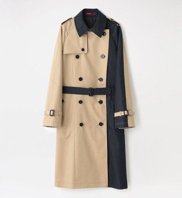  「ブロッキングトレンチコート」|トレンチコート|