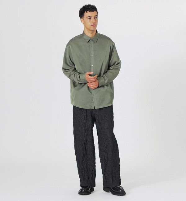  「シアートリオサテンシャツ」|シャツ・ブラウス|