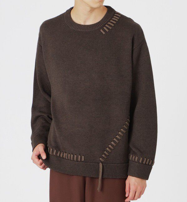  「【UNISEX】ポイントスレッドプルオーバー」|ニット・セーター|