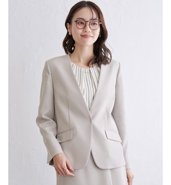 IKKA LOUNGE「ウォッシャブルVネックジャケット」|その他|