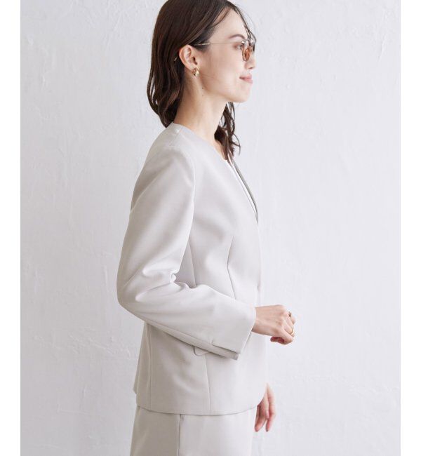 IKKA LOUNGE「ウォッシャブルVネックジャケット」|その他|