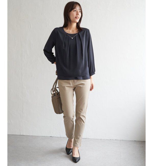 ikka「GOKU楽パンツ スリムストレート」|その他|