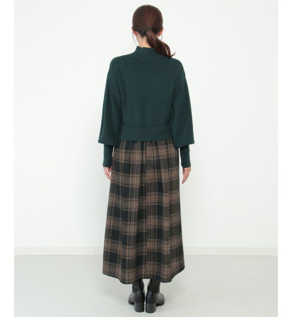 Lbc with Life「ニットドッキングワンピ」|ワンピース|