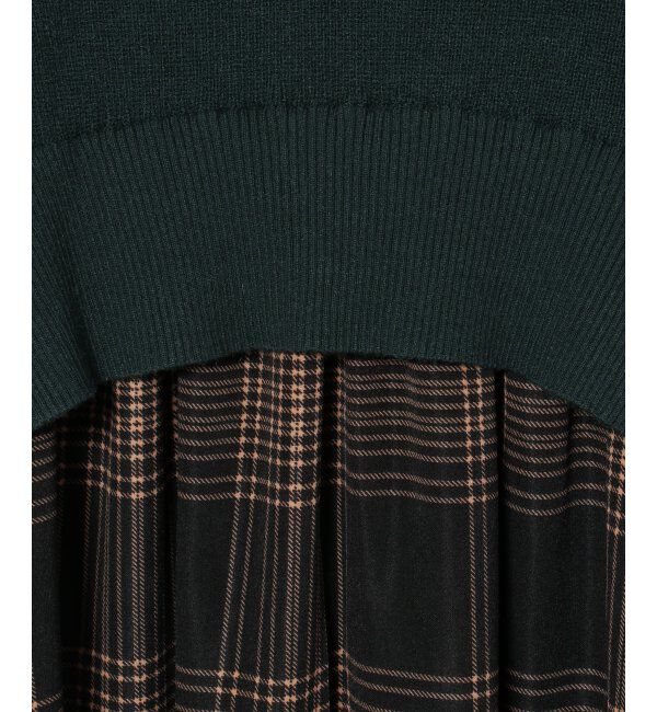 Lbc with Life「ニットドッキングワンピ」|ワンピース|