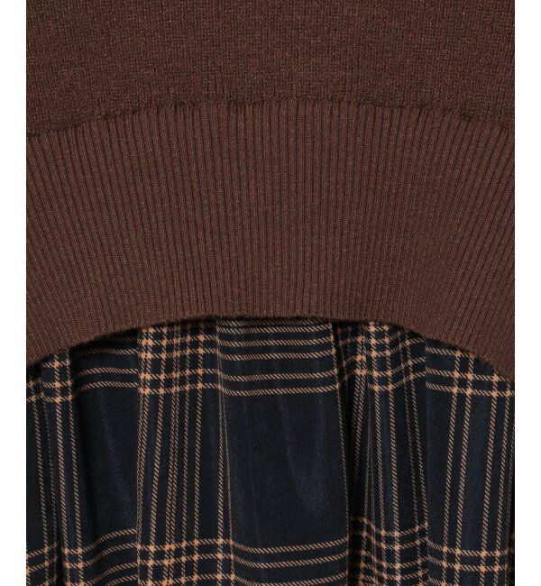 Lbc with Life「ニットドッキングワンピ」|ワンピース|