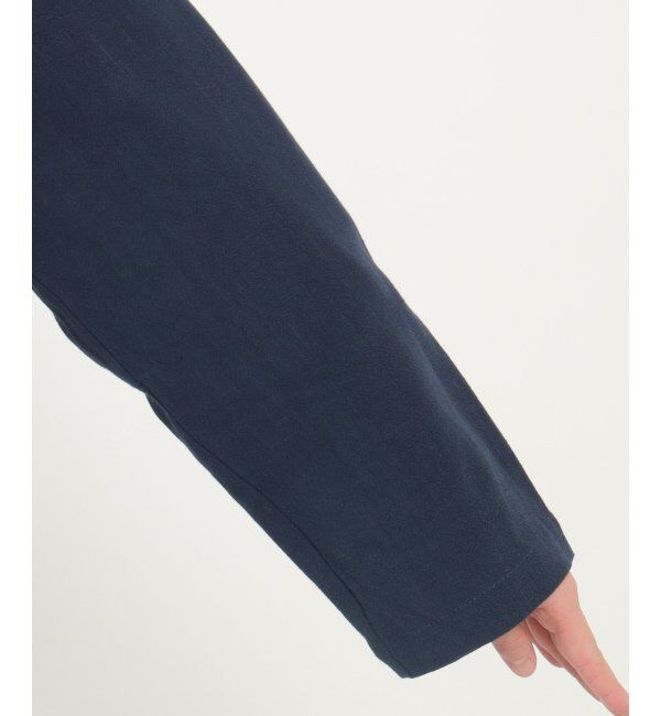 Lbc with Life「【セットアップ対応】レーヨン麻ダブルジャケットコート」|ブルゾン・スタジャン|