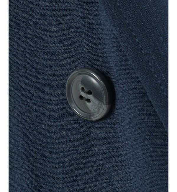 Lbc with Life「【セットアップ対応】レーヨン麻ダブルジャケットコート」|ブルゾン・スタジャン|