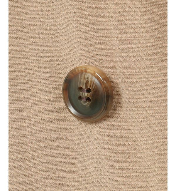 Lbc with Life「【セットアップ対応】レーヨン麻ダブルジャケットコート」|ブルゾン・スタジャン|