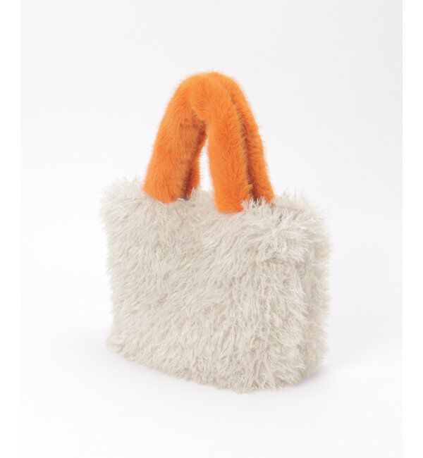 Lbc with Life「エコファーカラー持ち手トートバッグ」|その他|