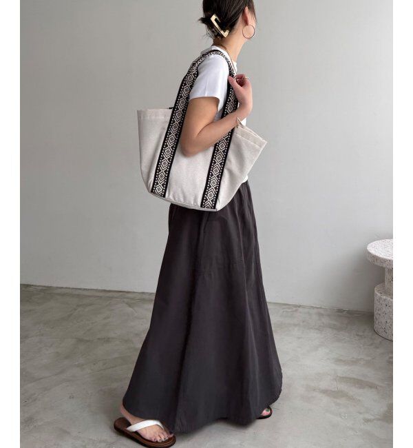 Lbc with Life「キャンバスエスニックテープトートバッグ」|その他|