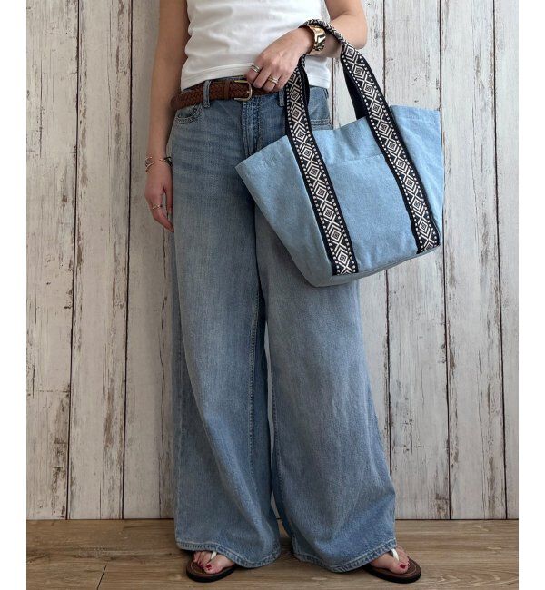 Lbc with Life「キャンバスエスニックテープトートバッグ」|その他|