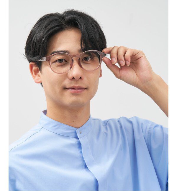  「ボストン型 メガネ│小顔効果 プラスチックフレーム│ビッグシェイプ｜ レンズ交換券付」|メガネ|