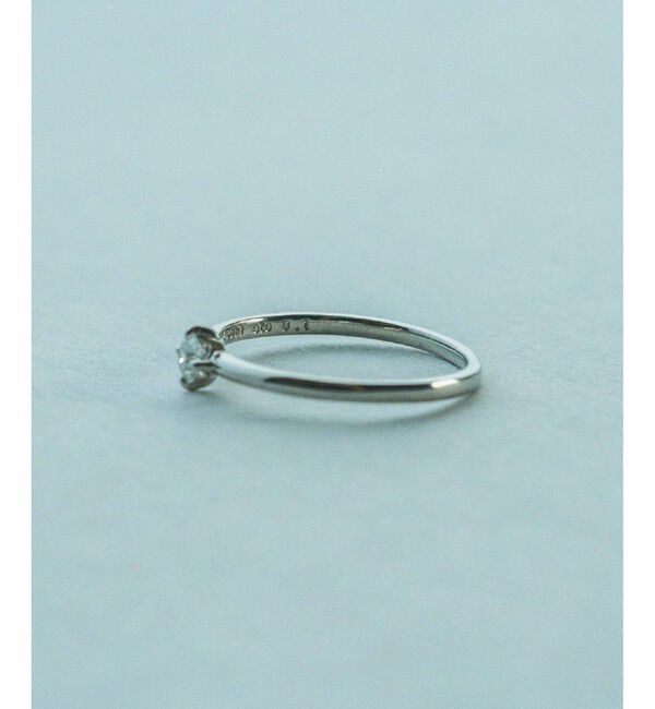 ete「PT900 ダイヤモンド 0.1ct リング「ブライト」」|リング|