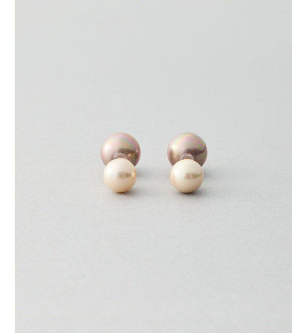 Jouete「ピアス カラーパール リバーシブル」|ピアス|イエローゴールド
