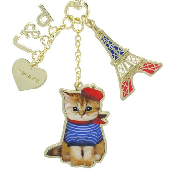 PAUL&JOE「パリジェンヌなヌネットのキーリング／ポール＆ジョー」|チャーム・キーホルダー|