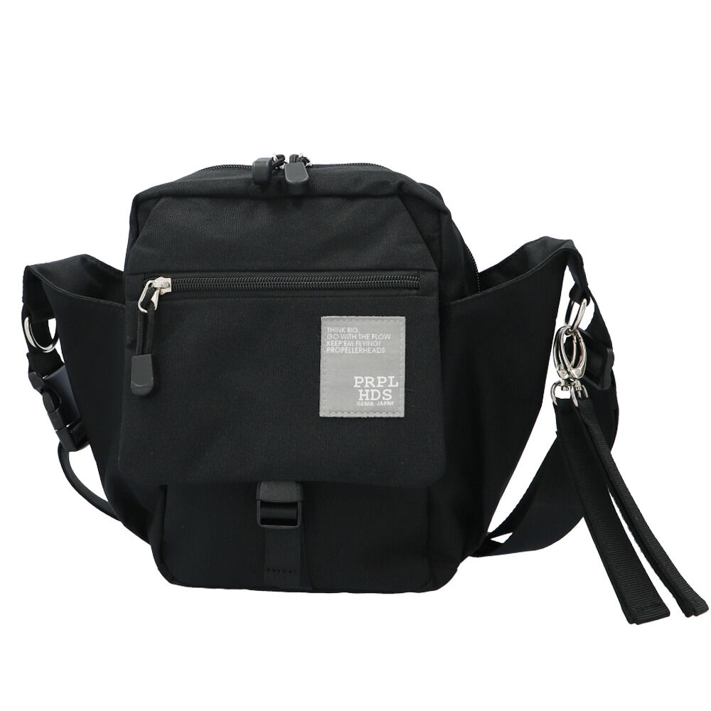 BACKYARD FAMILY「ショルダーバッグ レディース 通販 斜めがけ ブランド プロペラヘッズ おしゃれ 大人 メンズ」|ショルダー・メッセンジャー|ブラック1