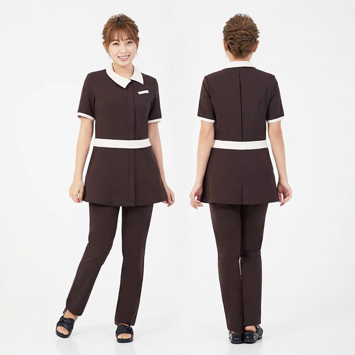 BACKYARD FAMILY「チュニック ナースウェア 通販 Veriella Ｈ エステ ユニフォーム 医療事務 制服」|シャツ・ブラウス|