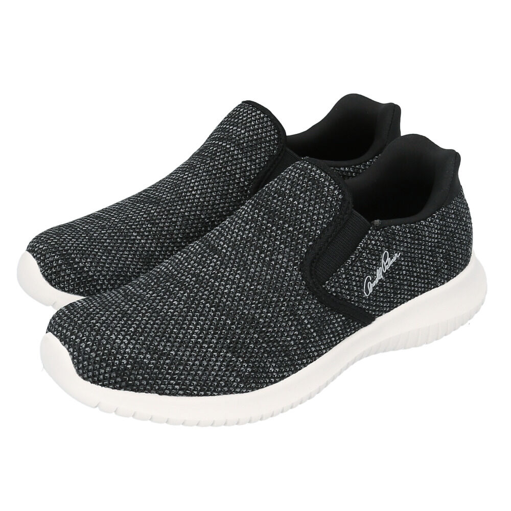 BACKYARD FAMILY「Arnold Palmer アーノルド パーマー スニーカー AL1202 通販 ニットスニーカー」|スリッポン|ブラック1