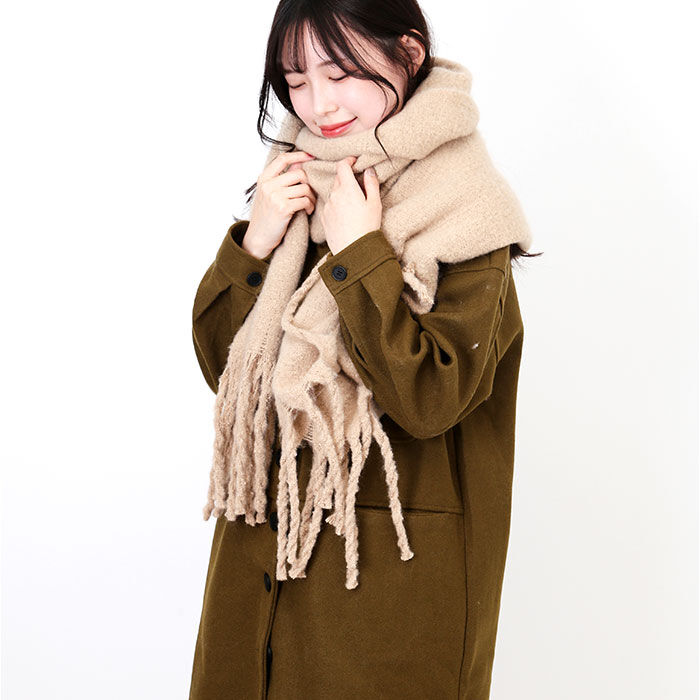 BACKYARD FAMILY「マフラー 大判 通販 襟巻き 首巻き レディース 女性 女の子 ネックウォーマー 冬小物 秋冬」|ストール|