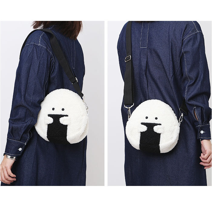 BACKYARD FAMILY「ぎゅっとおにぎりさん サコッシュ ミニ 通販 ショルダー 肩掛け 斜めかけ ななめ掛け バッグ」|ショルダー・メッセンジャー|