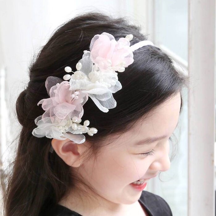 BACKYARD FAMILY「Rora カチューシャ キッズ 通販 ウェディング ヘッドドレス 髪飾り ヘアバンド 花 フラワー」|その他|