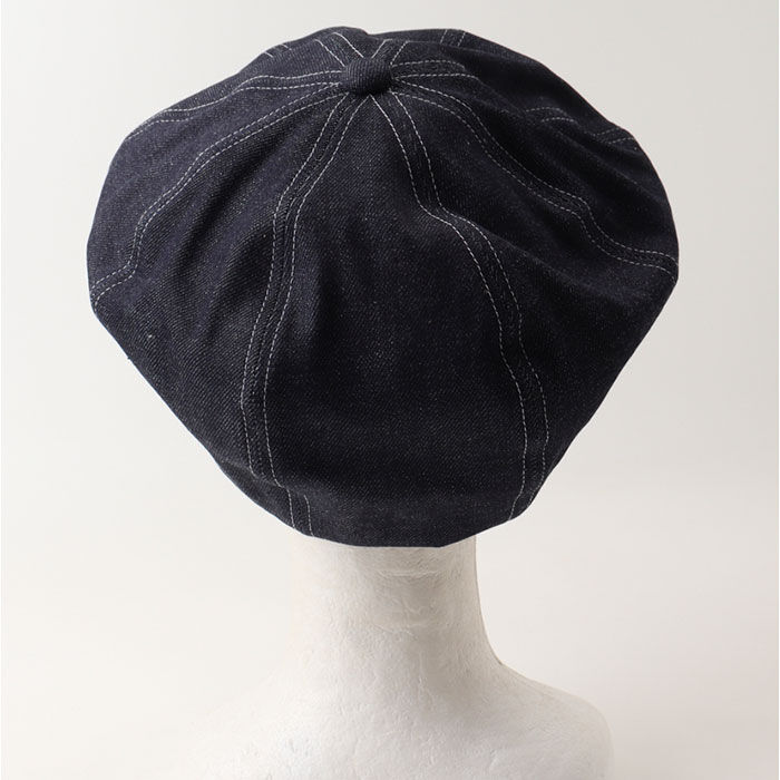 BACKYARD FAMILY「ベレー帽 メンズ 通販 日本製 帽子 ベレー 立体ベレー ボリュームパネルベレー帽 デニム」|その他|
