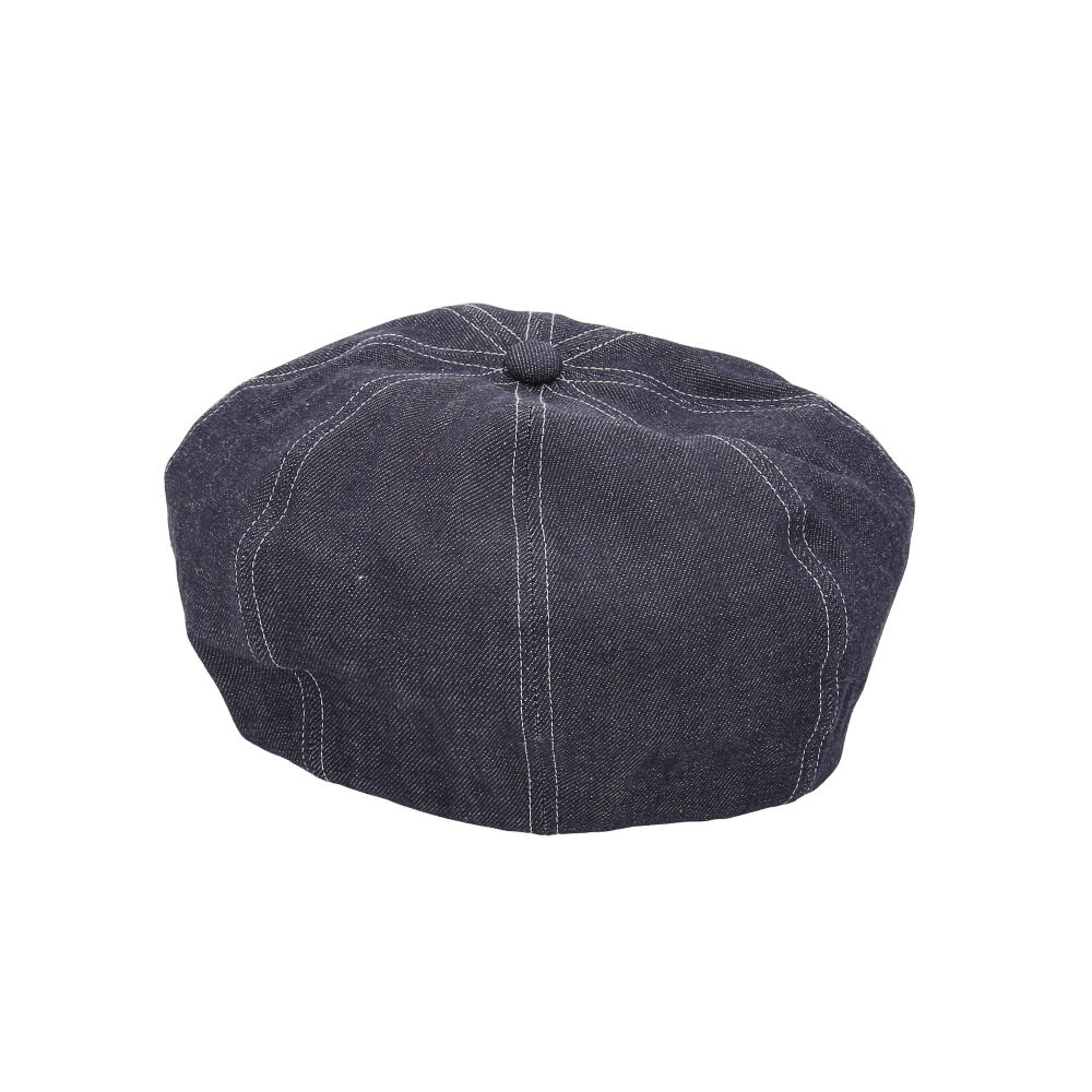 BACKYARD FAMILY「ベレー帽 メンズ 通販 日本製 帽子 ベレー 立体ベレー ボリュームパネルベレー帽 デニム」|その他|ブルー1