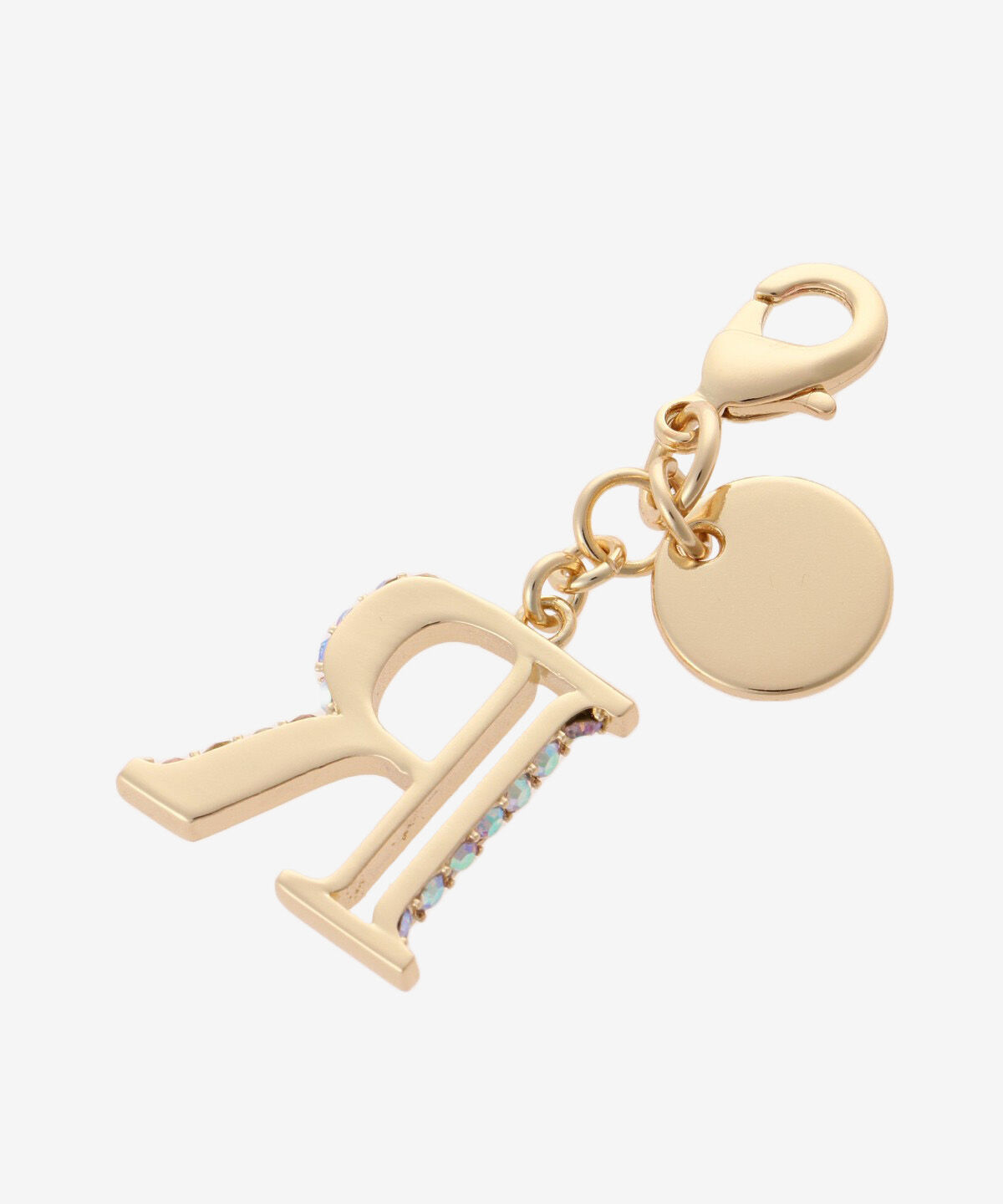 Samantha Vega「サイドビジューイニシャルファスナートップ(R)」|チャーム・キーホルダー|