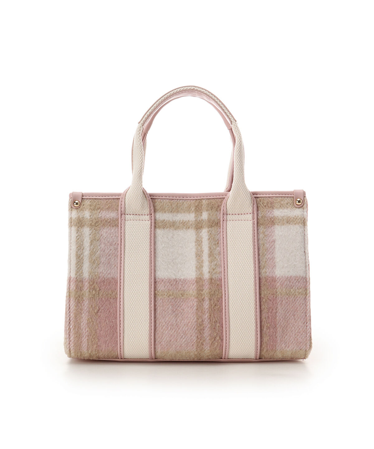 Samantha Vega「ロゴテープチェックハンドバッグ」|ハンドバッグ|