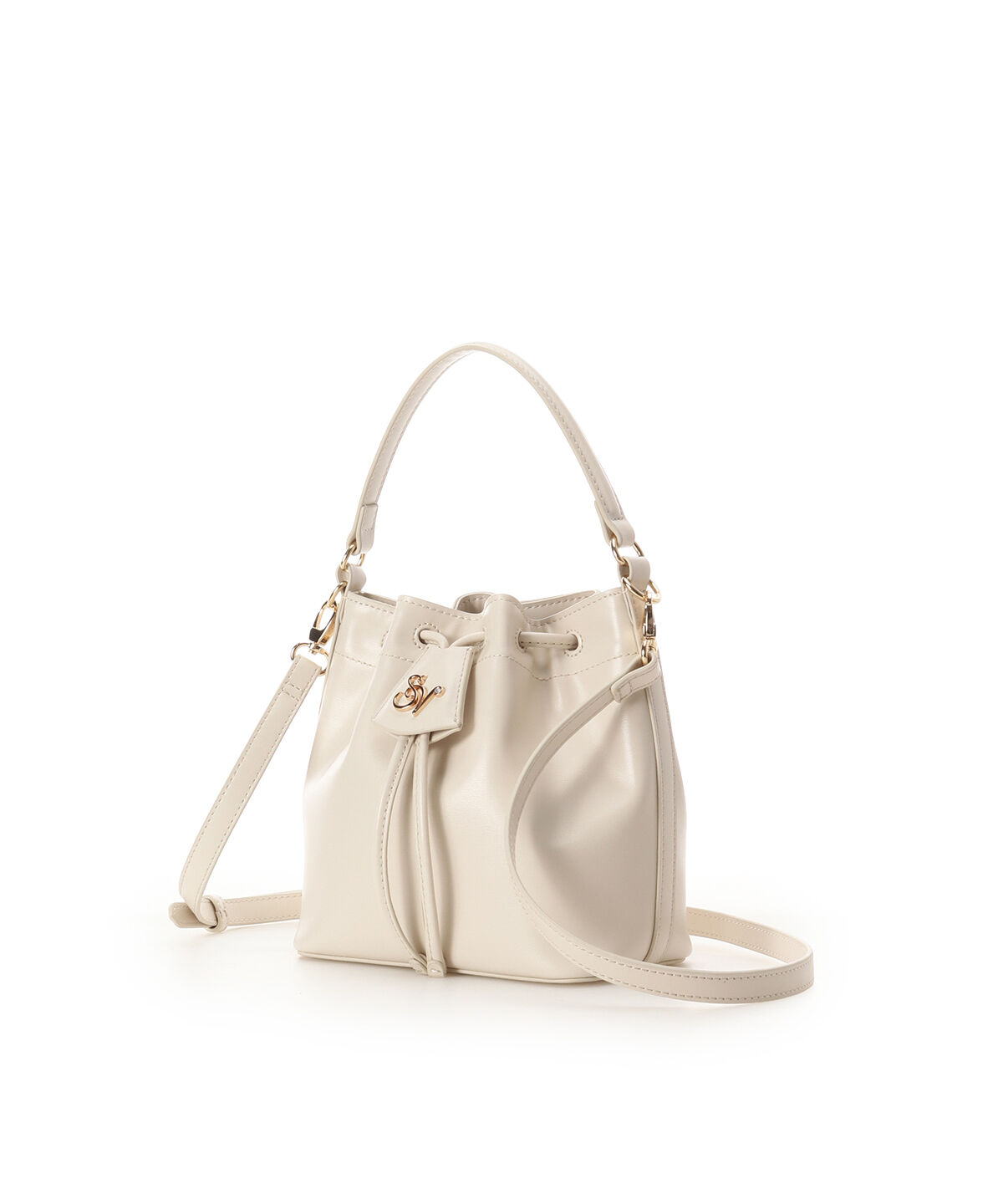 Samantha Vega「ロゴ金具巾着バッグ」|ショルダー・メッセンジャー|