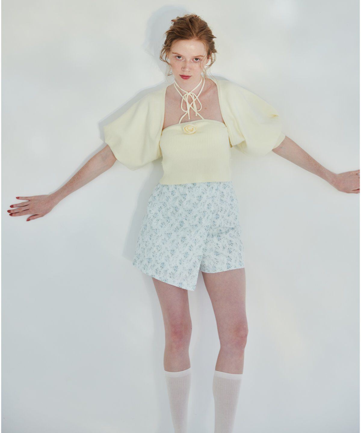 REDYAZEL「フラワーレーススカショーパン」|キュロット|