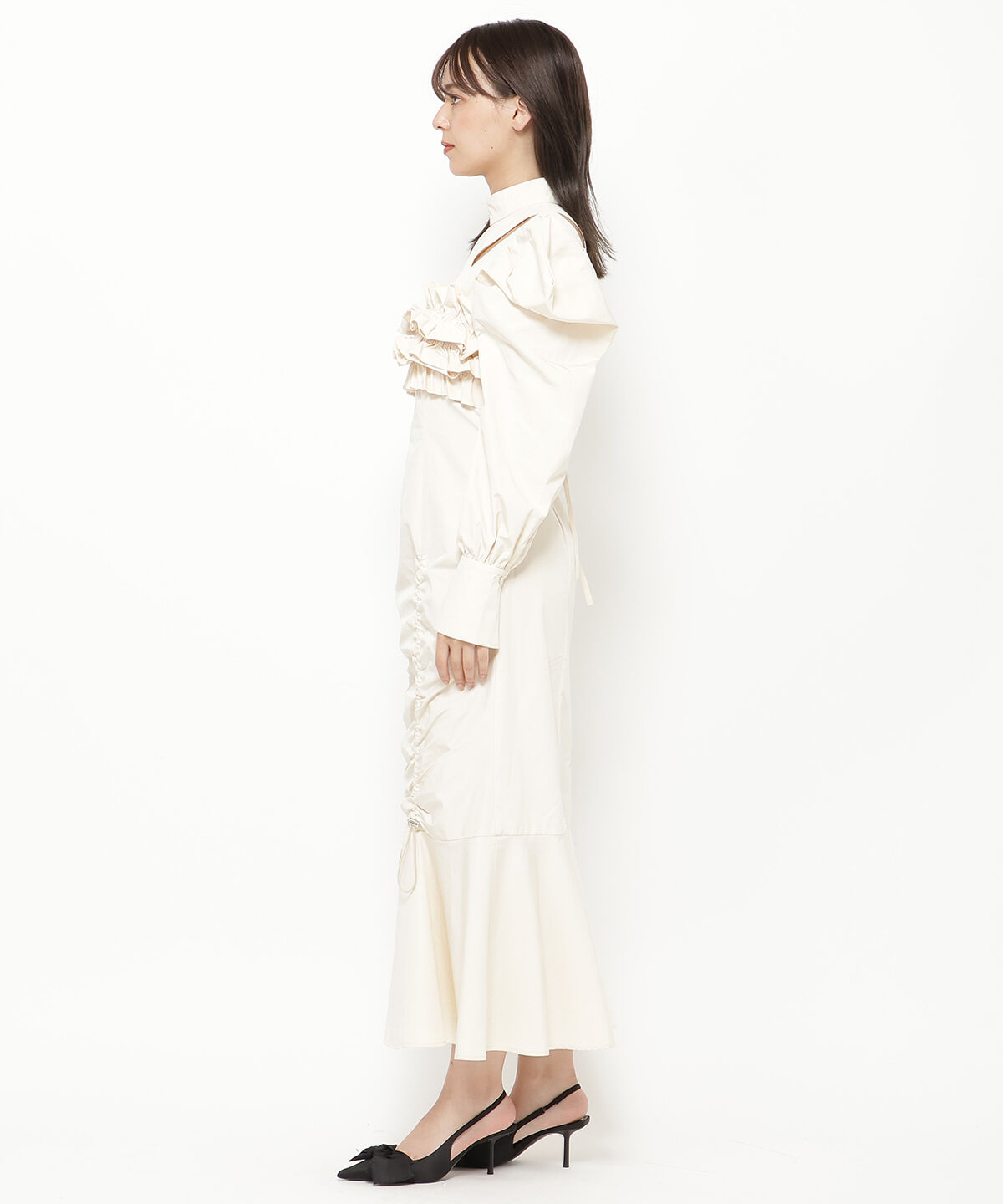 REDYAZEL「フリルドロストワンピース」|ワンピース|