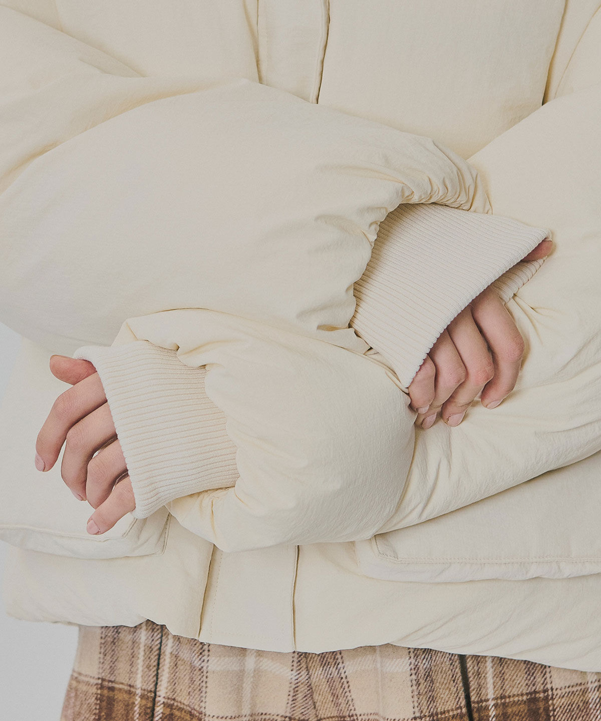 REDYAZEL「フラップポケットファイバーダウンジャケット」|ダウン|