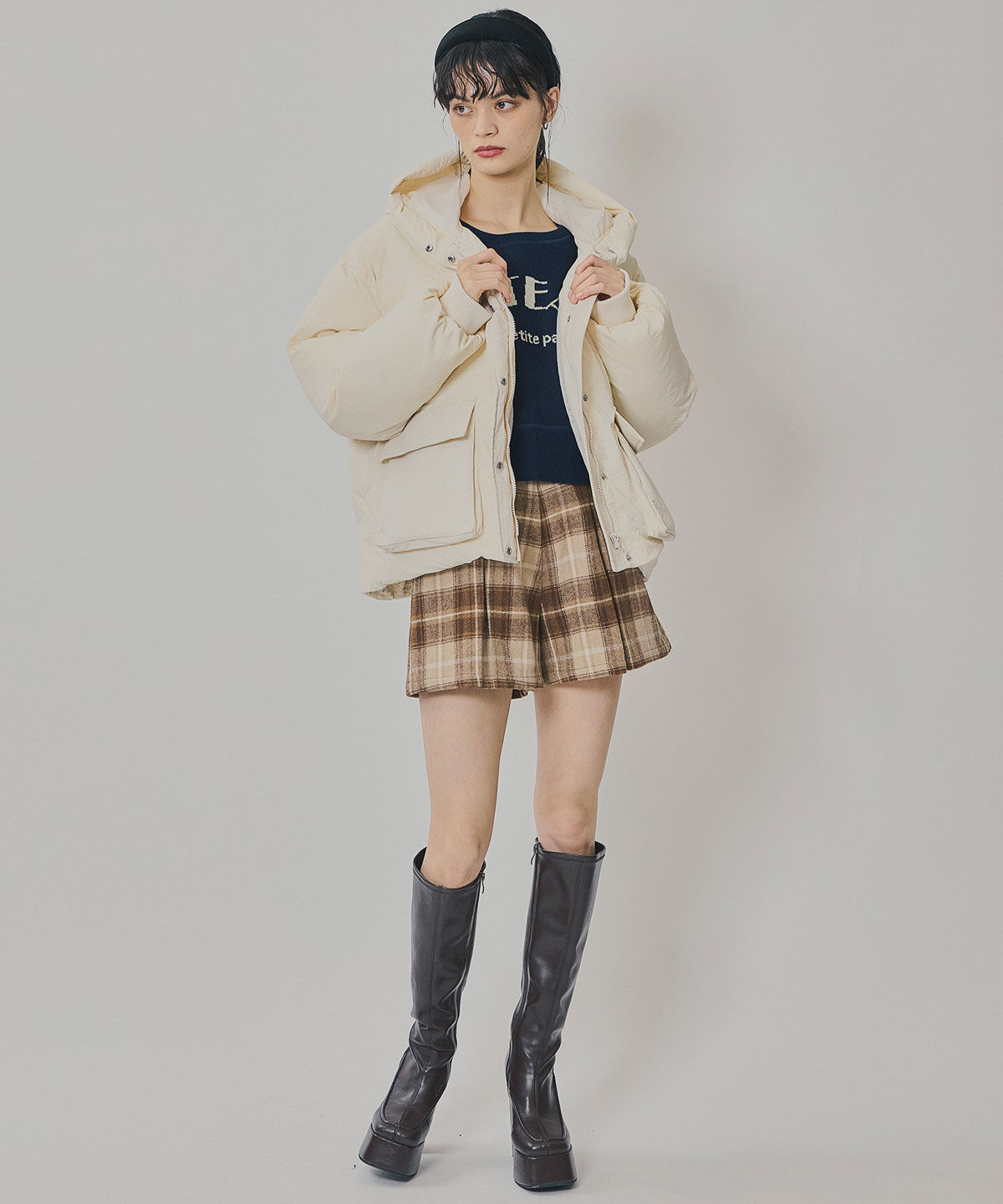 REDYAZEL「フラップポケットファイバーダウンジャケット」|ダウン|